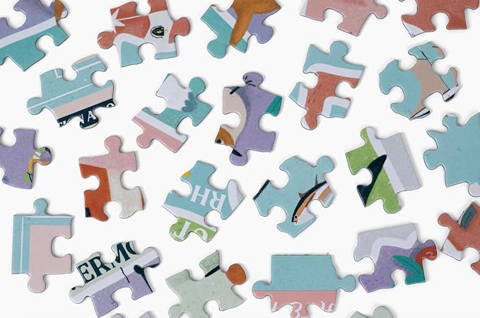 Geotoys New England Region Jigsaw Puzzle - Educational and Interactive Map Game - 250 Piece Puzzles - Jigsaw Puzzles for Kids Ages 8-12 - Kids Puzzle Games with Colorful Landmarks