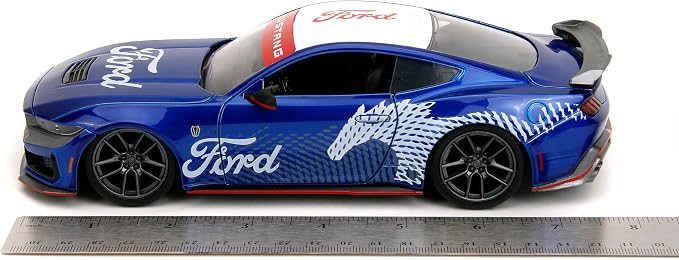 Jada Toys Bigtime Muscle 1:24 2024 Ford Mustang GT Dark Horse Die-Cast Car, Toys for Kids and Adults