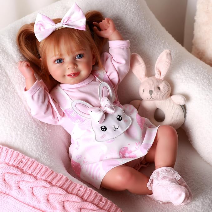 BABESIDE Lifelike Reborn Baby Dolls- Doreen, 17 Inch Cute Realistic-Newborn Baby Doll Poseable Real Life Baby Dolls Girls with Gift Box for 3+ Year Old