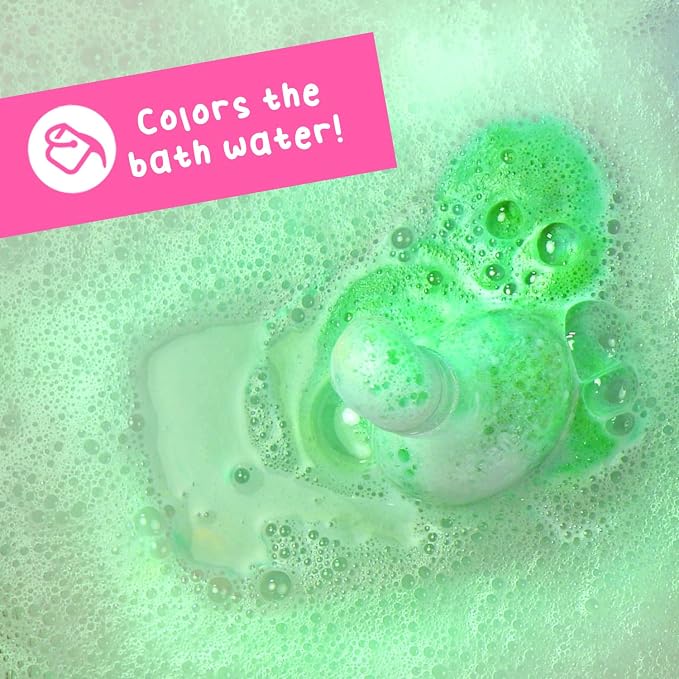 Mr. Bubble The Original Kids Bath Bomb Potions, Colorful Fizzy Fun, Cool Foam and Bubble Science Beaker for the Bath (Pack of 2)