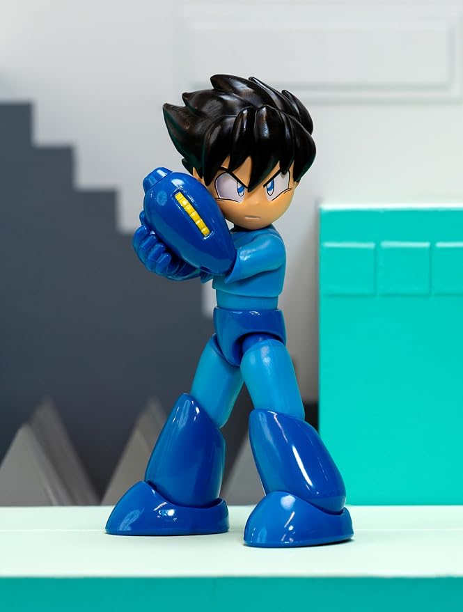Jada Toys Mega Man Wave 3 Action Figure with Neo Metal Figure 1:12 Deluxe Scale 6" Tall, Fully Articulated, Collector Packaging