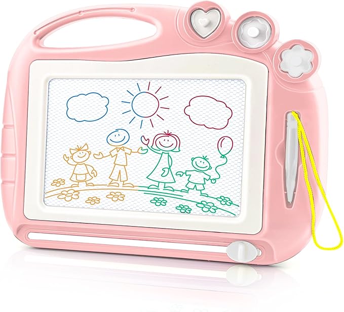 Magnetic Drawing Board, Toddler Toys for Age 1 2 3 Boys Girls, Toddler Drawing Board, Birthday Easter Christmas Halloween Kids Toy Gifts for Boys and Girls