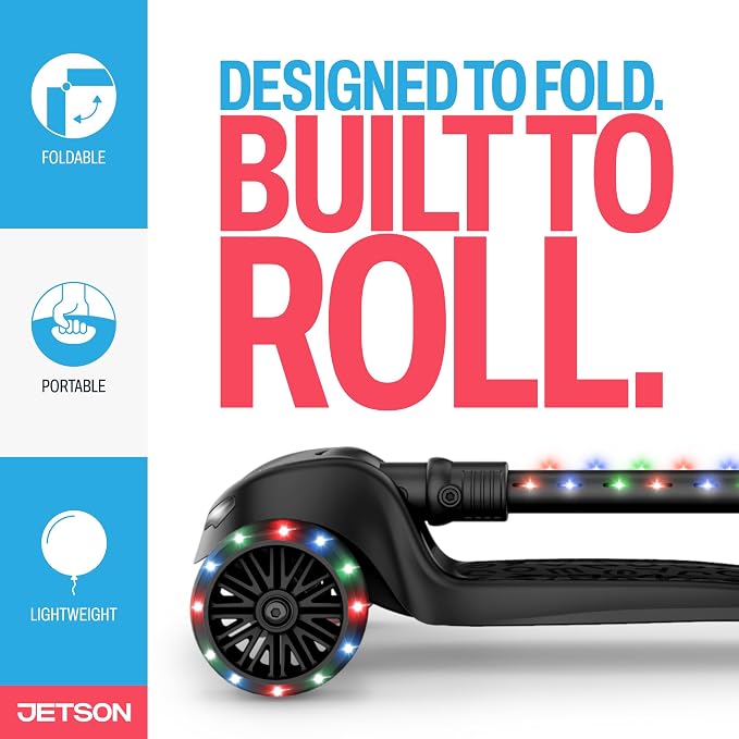 Jetson Scooters - Jupiter Mini Kick Scooter, Foldable, Lightweight, Portable