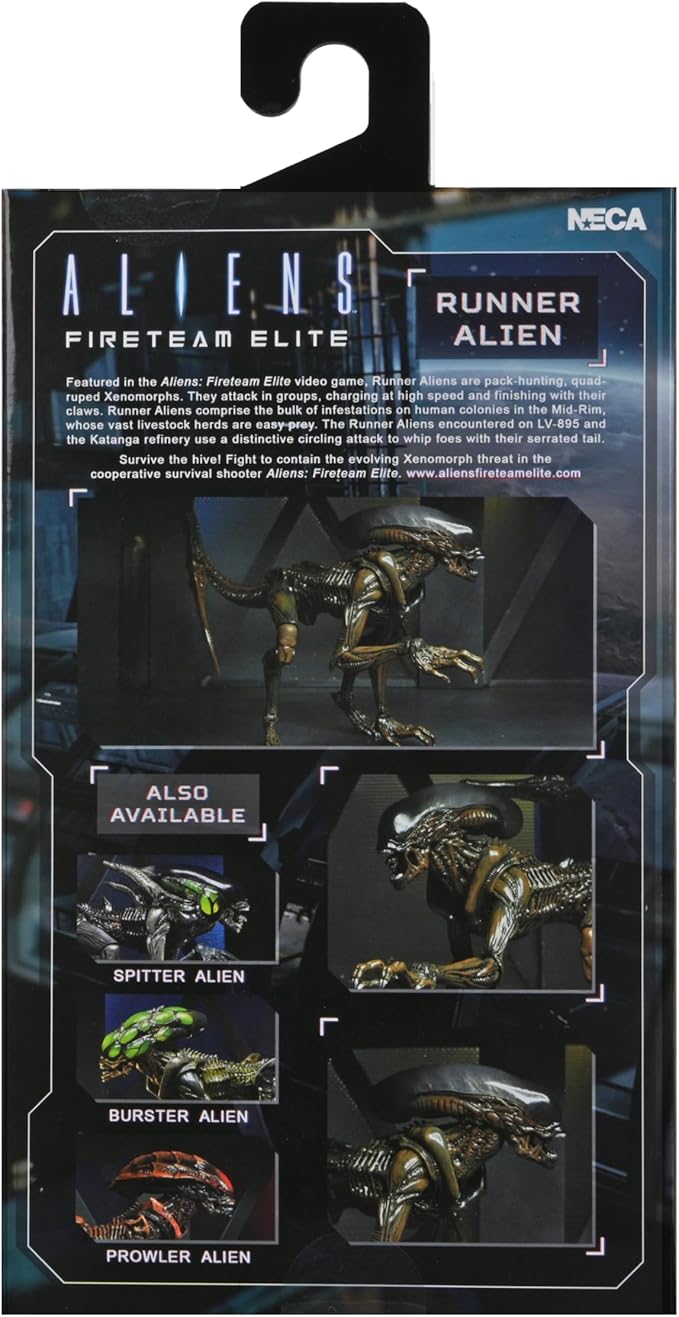 NECA - Aliens Fireteam Elite - 7" Scale Action Figure - Runner Alien