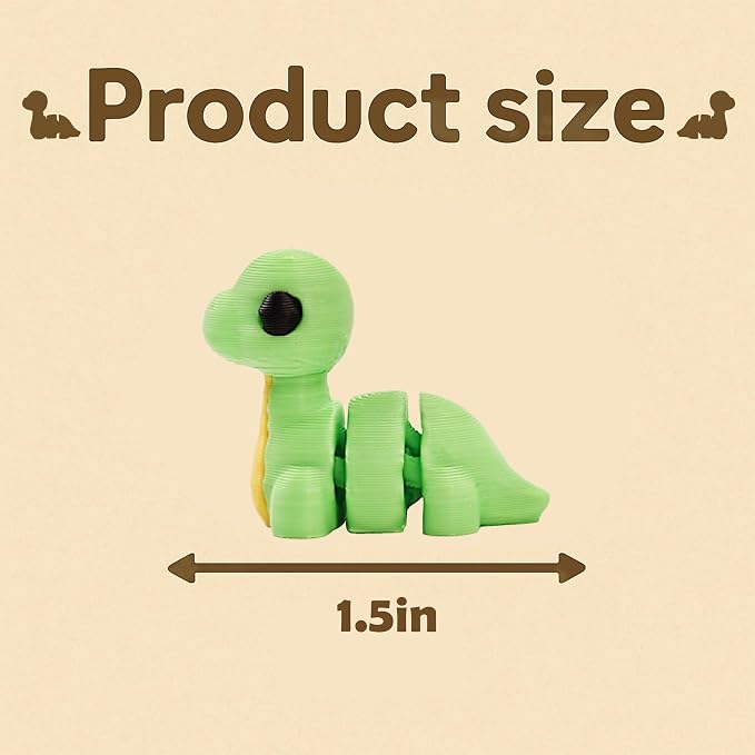 35 PCS Mystery 3D Printed Animal Figurines, Randomly Selected from Over 200 Unique Flexible Articulated 3D Printed Animal Figurines, Fidget Desk Toys, Party Favors, Classroom Rewards