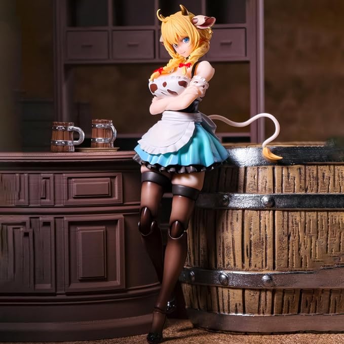 Pipigirl LADoTOYS 1/12 Scale Anime Style Action Figures Kits, Beer Waitress Daisy Torres, 6.5 in Collectible Action Figures, No Assembly Required