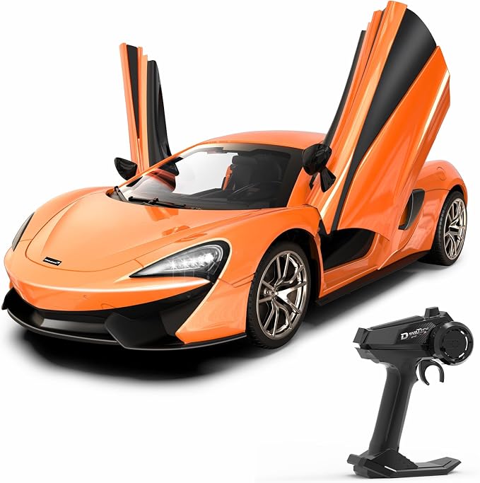 AEROQUEST McLaren Remote Control Car Officially Licensed 1:14 MCLAREN 570S RC Car for Boys and Girls Race Car Toy for Kids Gift Idea for Birthday(Orange)