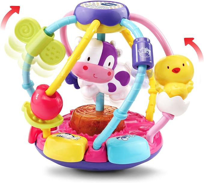 VTech Baby Lil' Critters Shake and Wobble Busy Ball, Purple