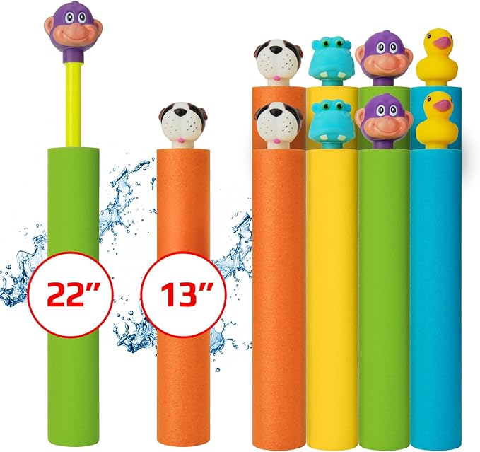 Water Blaster | Water Blaster for Kids, Water Squirter for Kids, Pool Guns, Squirt Gun 8 Pack Beach Essentials, Beach Toys Pool Squirt, Summer Games