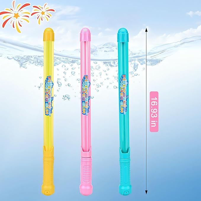 18Packs Creativity Fireworks Water Gun,Sprays Water in a Firework-Like Pattern, Squirt Gun for Kids, Bulk Samll Water Blaster Summer Pool, Backyard, Beach Water Game Outdoor Toys