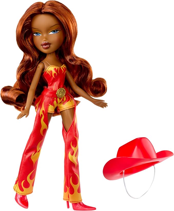 Bratz Sassy Stampede Sasha Fashion Doll with Accessories: Western, Cowgirl Style Clothes & Accessory Pieces