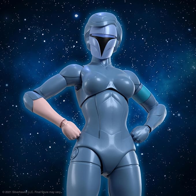 Super7 ULTIMATES! SilverHawks Steelheart - 7" SilverHawks Action Figure with Accessories Classic Cartoon Collectibles and Retro Toys