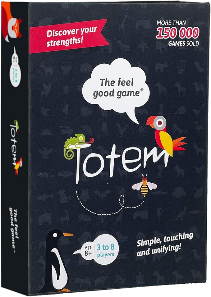 Totem the feel good game - Therapy Games for Kids & Counselors - SEL Games, Social Skills Games for Kids, Counseling Games, CBT, Mental Health & Group Therapy Games