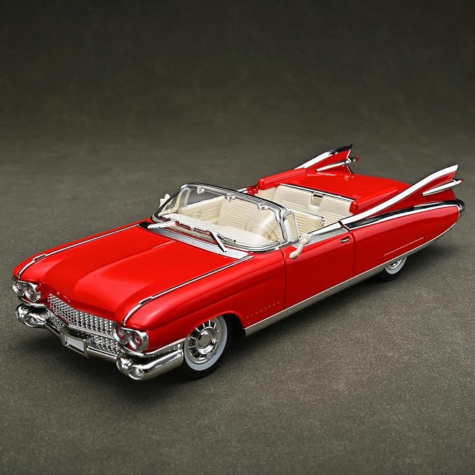 RZAPE Toy Car Models 1/24 Diecast Cars Eldorado Metal Model Car Carros De Coleccion,Model Cars Kits for Adults and Boys,Pull Back Car with Lights and Sounds,Toy Cars for Boys Age 4-7（Red）