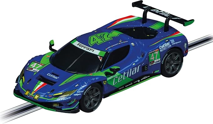Carrera GO 62575 Ferrari Power Racing Electric Powered Slot Car Racing Kids Toy Race Track Set Includes 2 Hand Controllers and 2 Cars in 1:43 Scale