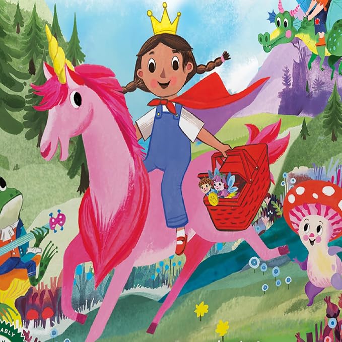 eeBoo: Magical Forest Create a Story Pre-Literacy Cards, 36 Cards with Colorful Characters, Encourages Imagination, for Ages 3 and up