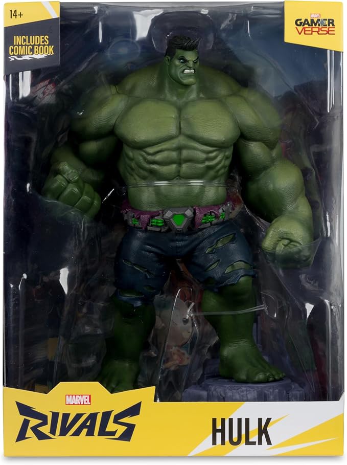 McFarlane Toys- Marvel Rivals The Hulk 1:6th Scale Collectible (Green or Gray Variant)
