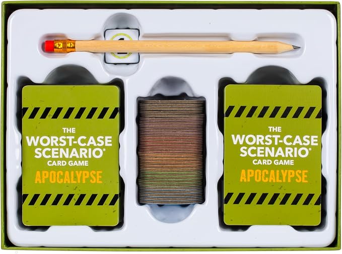 Moose Games The Worst-Case Scenario Card Game Apocalypse | Match How Players Rank Five Apocalyptic Scenarios from Bad to Worst | Score Points and Win! for Ages 14 to Adult for 3 to 6 Players