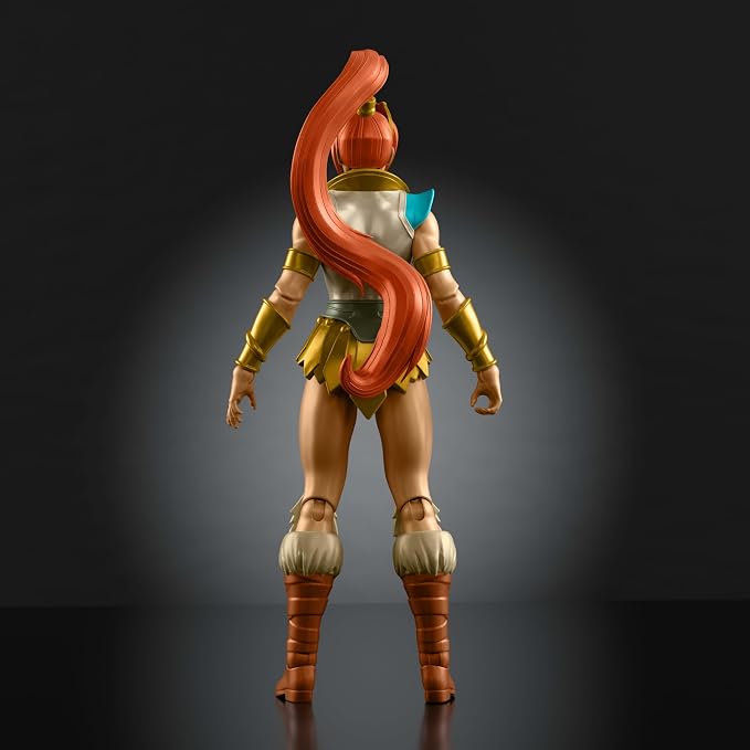 Masters of the Universe Origins Action Figure 200X Cartoon Collection Teela, 5.5 Inch 1980s Motu Heroine, Ponytailed Hair, Detailed Design & Staff