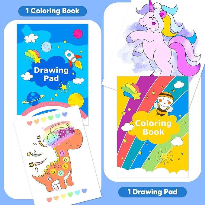 iBayam Art Supplies, 149-Pack Drawing Kit Painting Art Set Art Kits Gifts Box, Arts and Crafts for Kids Girls Boys Adult Artist, with Coloring Book, Crayons, Pastels, Pencils, Watercolor Pens & Cakes