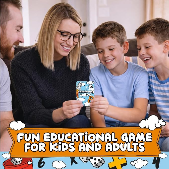 Math Blast! Cool Math Games for Kids 8-12 - Fun Educational Mental Math Game for Home & Classroom - Practice Math the Fun Way