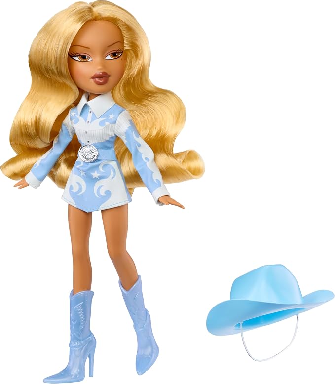 Bratz Sassy Stampede Yasmin Fashion Doll with Accessories: Western, Cowgirl Style Clothes & Accessory Pieces