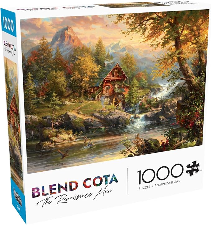 Buffalo Games - Blend COTA - Summer Cabin - 1000 Piece Jigsaw Puzzle for Adults - Challenging Puzzle Perfect for Game Nights - Finished Size is 26.75 x 19.75