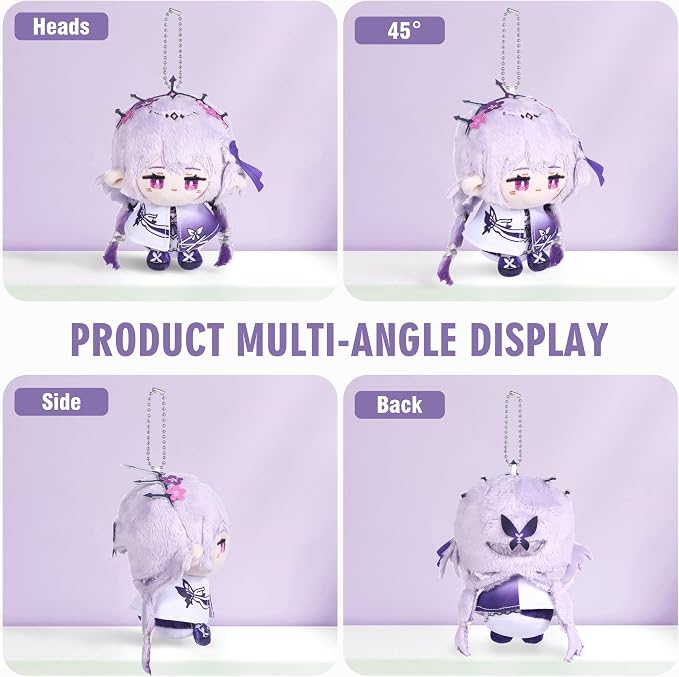 UTIEHD Anime Game HSR Character Keychain Pendant, 4 Inch Collectible Figure for Backpacks Bags and Keys for Fans