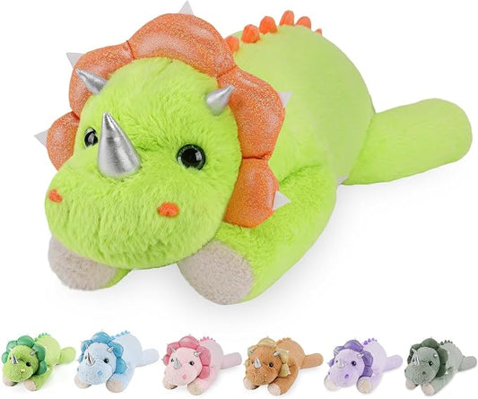 gnomantic Dinosaur Weighted Stuffed Animals, Plush Pillow for Kids | 22 Inch, 4.5lbs