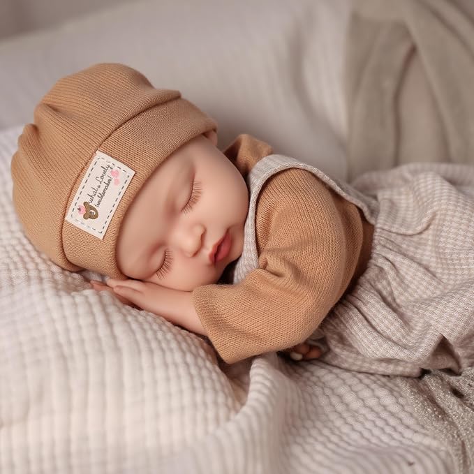 BABESIDE 16 Inch Silicone Baby Doll Weighted 4 Pounds,[NOT Vinyl] Realistic Baby Doll Girl Lifelike Reborn Baby Dolls Silicone Full Body Gift with Accessories for Kids 3+ & Collectors