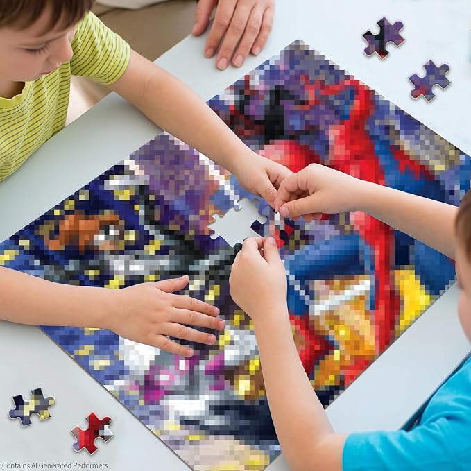 60 Pieces Puzzles for Kids Ages 3-8, Jigsaw Puzzles in Metal Box, Children Jigsaw Puzzles Kids Puzzles, Educational Learning Puzzle Toys for Girls and Boys