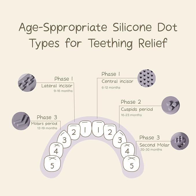 Moonkie Teething Toy, Safe & Easy to Hold BPA Free Silicone Baby Soothing Teethers, Prevent Finger Sucking Teether Toys Best for Babies 0-6 6-12 Months (Crocodile Sage)