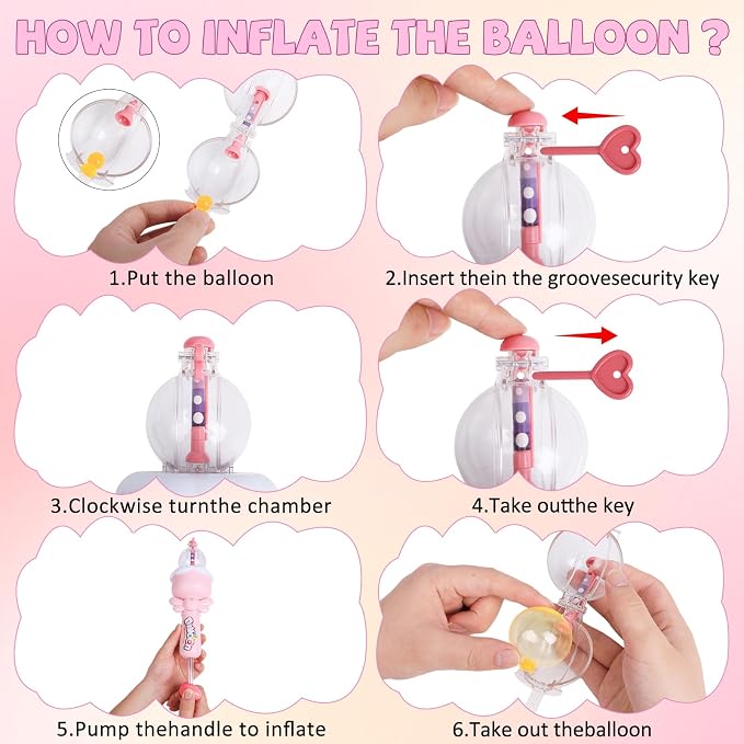 320PCS DIY Balloon Animal Kit with Pump, Craft Kits for Kids, Magic Balloon Craft Kit Birthday Toy Gifts for Kids Boys Girls Ages 3+, DIY Creative STEM Activity for 3 4 5 6 7 8 9 10 11 12 Years