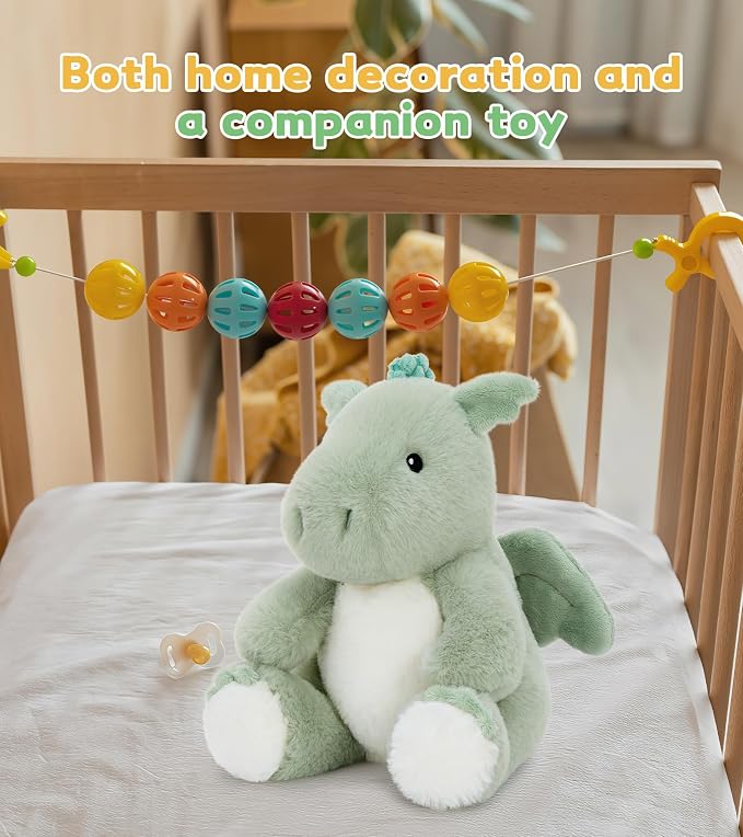 Dinosaur Stuffed Animal, Cute Dino Plush Toy for Kids Boys Girls, Soft Dinosaur Plushies, Cuddly Dino Stuffy Gift for Birthday Christmas Easter, Dinosaur Toys for Toddlers