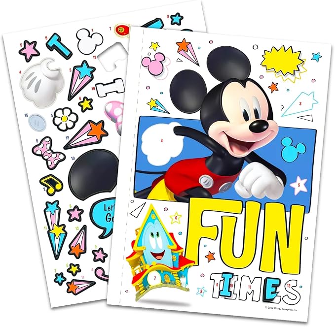 Mickey Mouse Coloring Books for Kids Ages 2-4 - Bundle with Mickey Activity Book with 200+ Stickers Plus Mickey Coloring Pages, More | Mickey Activity Book Toddler