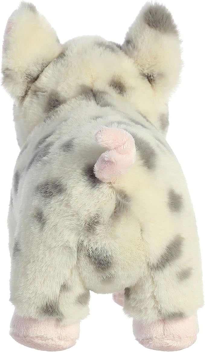 Aurora® Responsibly Made Eco Nation™ Spotted Pig Stuffed Animal - Ideal for Playtime Adventures - Perfect for Birthdays or Just Because - White 10 Inches