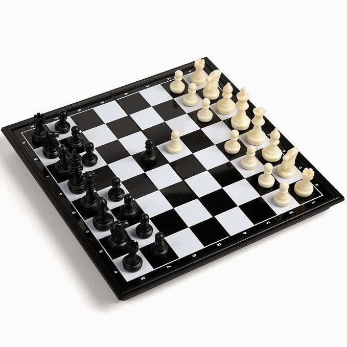 Magnetic Chess Set for Kids and Beginners with Free Audiobook - Strategy Board Game for Children - Educational Learning Toy for Critical Thinking, Problem Solving