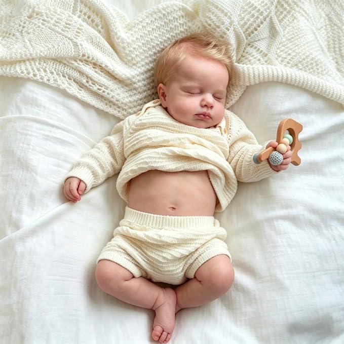 Anano Reborn Baby Dolls Full Body Girl, 20 in Realistic Baby Doll Girl Lifelike Babys Doll Newborn Babies, Real Life Babys Reborn Doll with Accessories