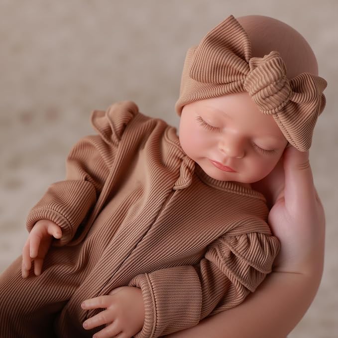 BABESIDE 16 Inch Silicone Baby Doll Weighted 4 Pounds,[NOT Vinyl] Realistic Baby Doll Girl Lifelike Reborn Baby Dolls Silicone Full Body Gift with Accessories for Kids 3+ & Collectors
