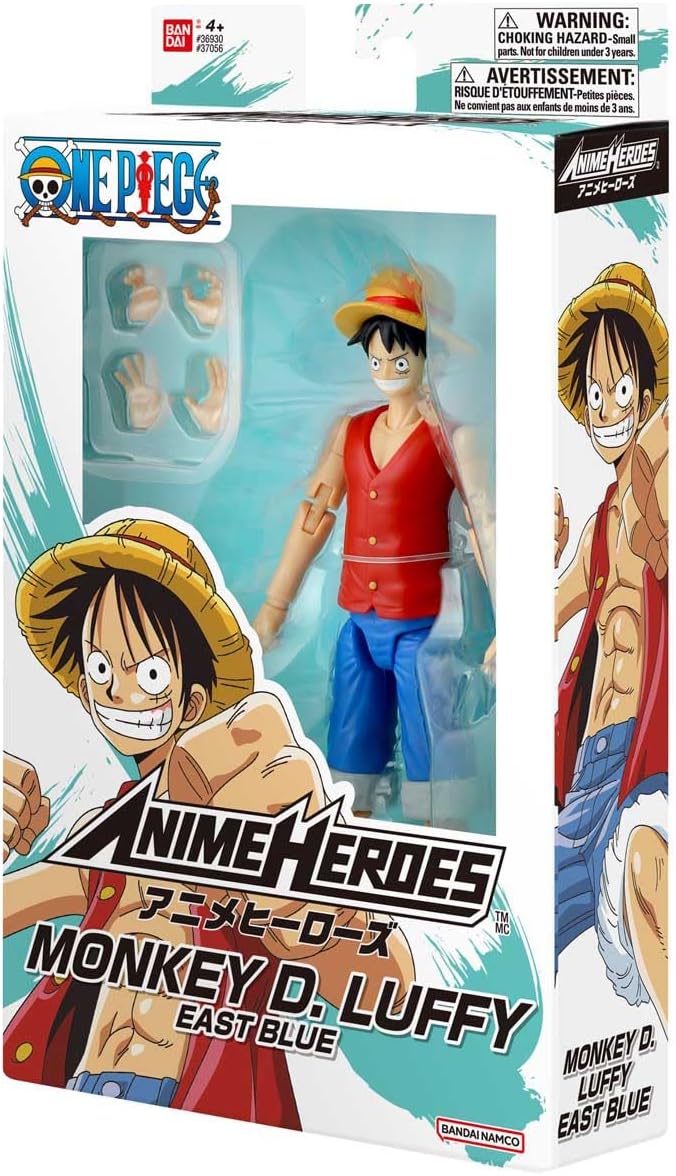 ANIME HEROES - One Piece - Monkey D. Luffy (East Blue) 6.5" Action Figure