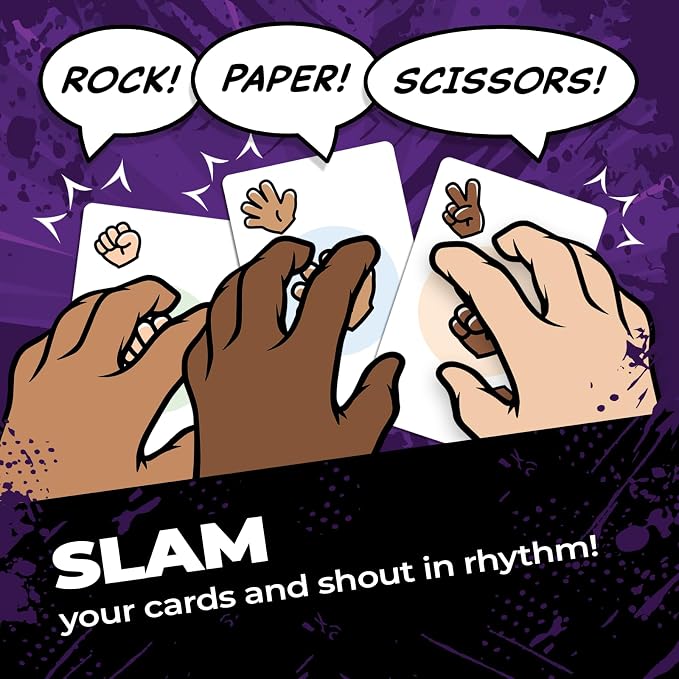 Throw Hands – The Absurdly Fast and Absolutely Chaotic Card-Shedding Game for 2 to 8 Players – 60 Second Card Game for Friends, Families, and Game Night – Ages 7+