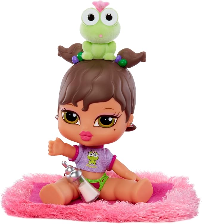 Bratz Babyz Yasmin Collectible Fashion Doll with Real Fashions and Pet