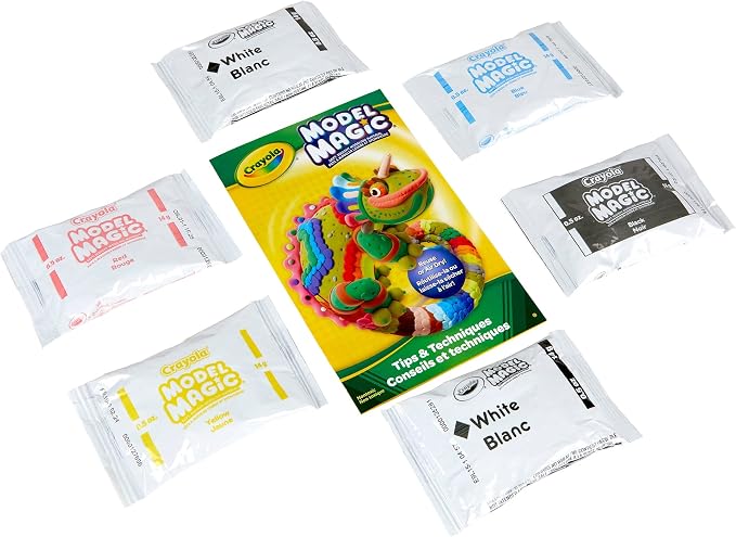 Crayola Model Magic, Modeling Material, .5 Ounces 6/Pkg-Primary
