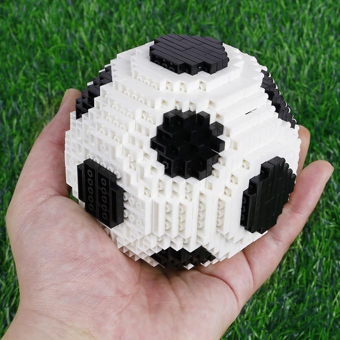 SAMYBLOCKS Soccer 819Pcs Micro Mini Building Blocks Set,Meaninful 3D Footaball Sports Educational Collection Toy,Creactive Ball Decoration and STEM Gift for 14+ Kids or Adults