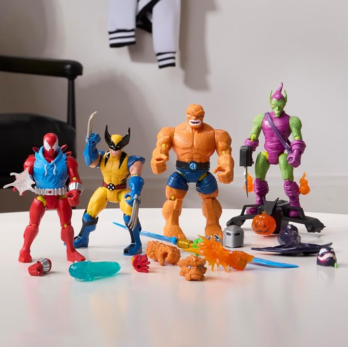 MixMashers Marvel’s The Thing Custom Avengers Mix-and-Match Deluxe Action Figure & Accessories, 5-Inch-Scale (12 CM) Super Hero Toys for Kids, Ages 4+