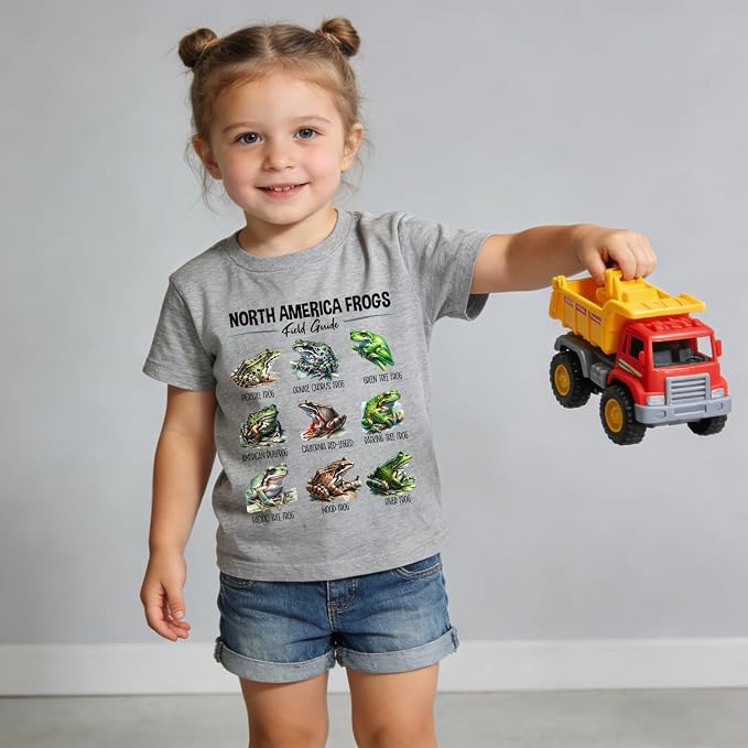 Construction Shirt Toddler Kids Tomatoes Racoon Graphic Tee Outfit Boy Girl Frog Christian Clothing 2-7 Years