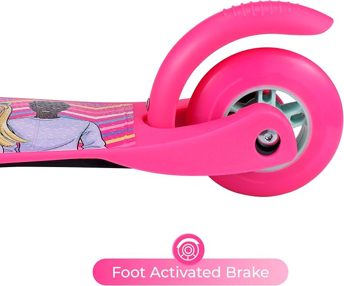 Kick Scooter for Kids, 3 Wheel Self Balancing, Light Up LED Wheels