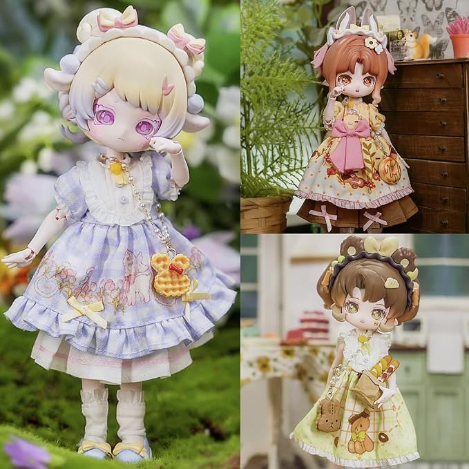 Minty The Fantasy Forest Series 1/12 BJD Doll OB11 Size Action Figures Collectable Anime Figures Dolls Mystery Box Gifts (Single Box)