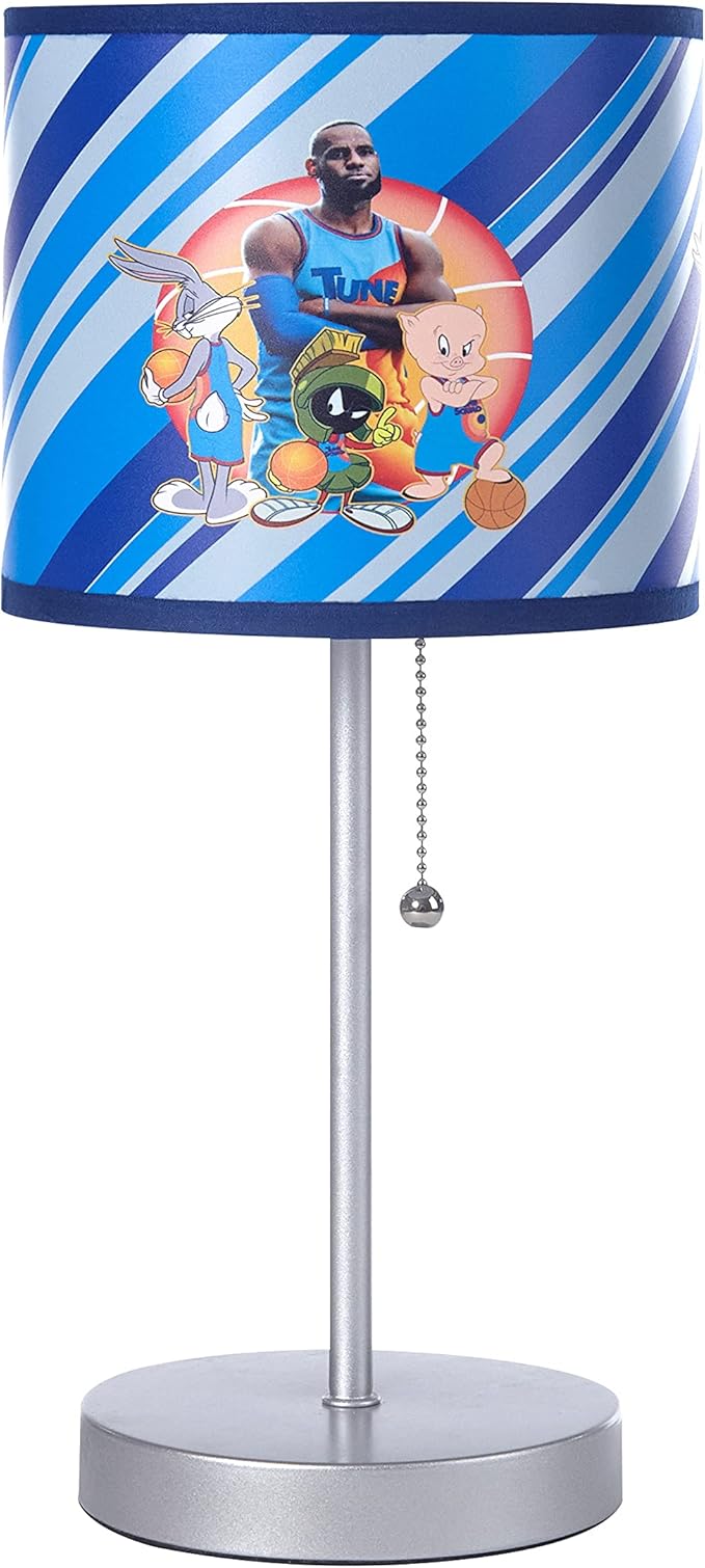Space JAM: A New Legacy Stick Table Lamp with Printed Shade, 15.5" H x 7.5" W