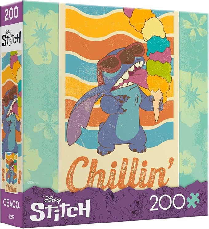 Ceaco - Disney - Stitch - Wear Your Shades - 200 Piece Jigsaw Puzzle
